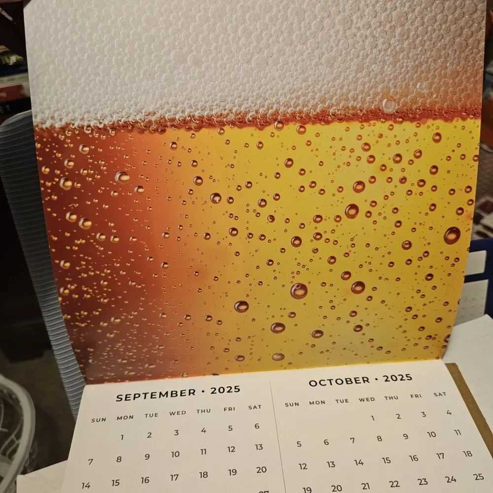 Beer Time - 2026 Square Wall Calendar Food & Drink 16 Month Premium Planner Gift